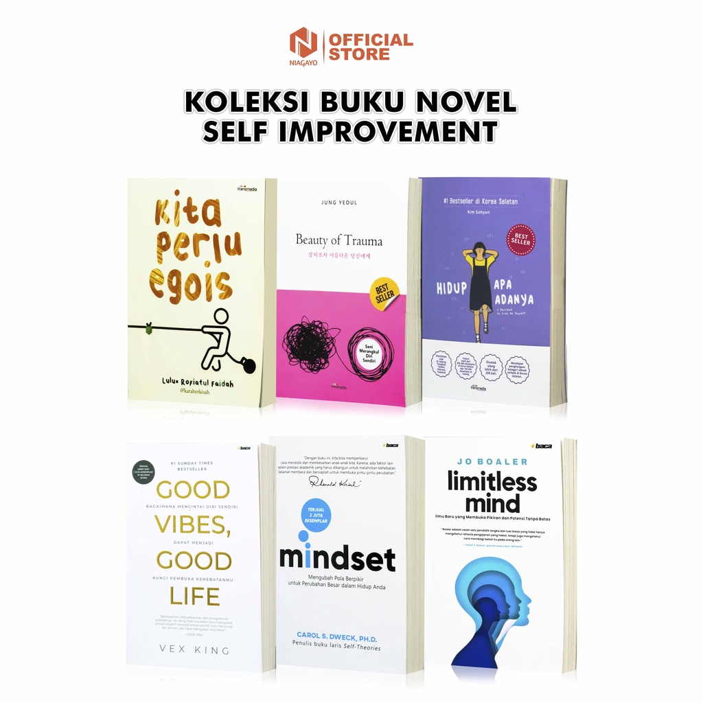 Jual Buku Seri Novel Self Improvement / Kita Perlu Egois / Beauty Of ...