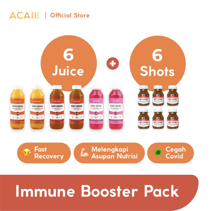 

Acaii Tea Immune Booster Pack (6x500ml & 6x125ml)