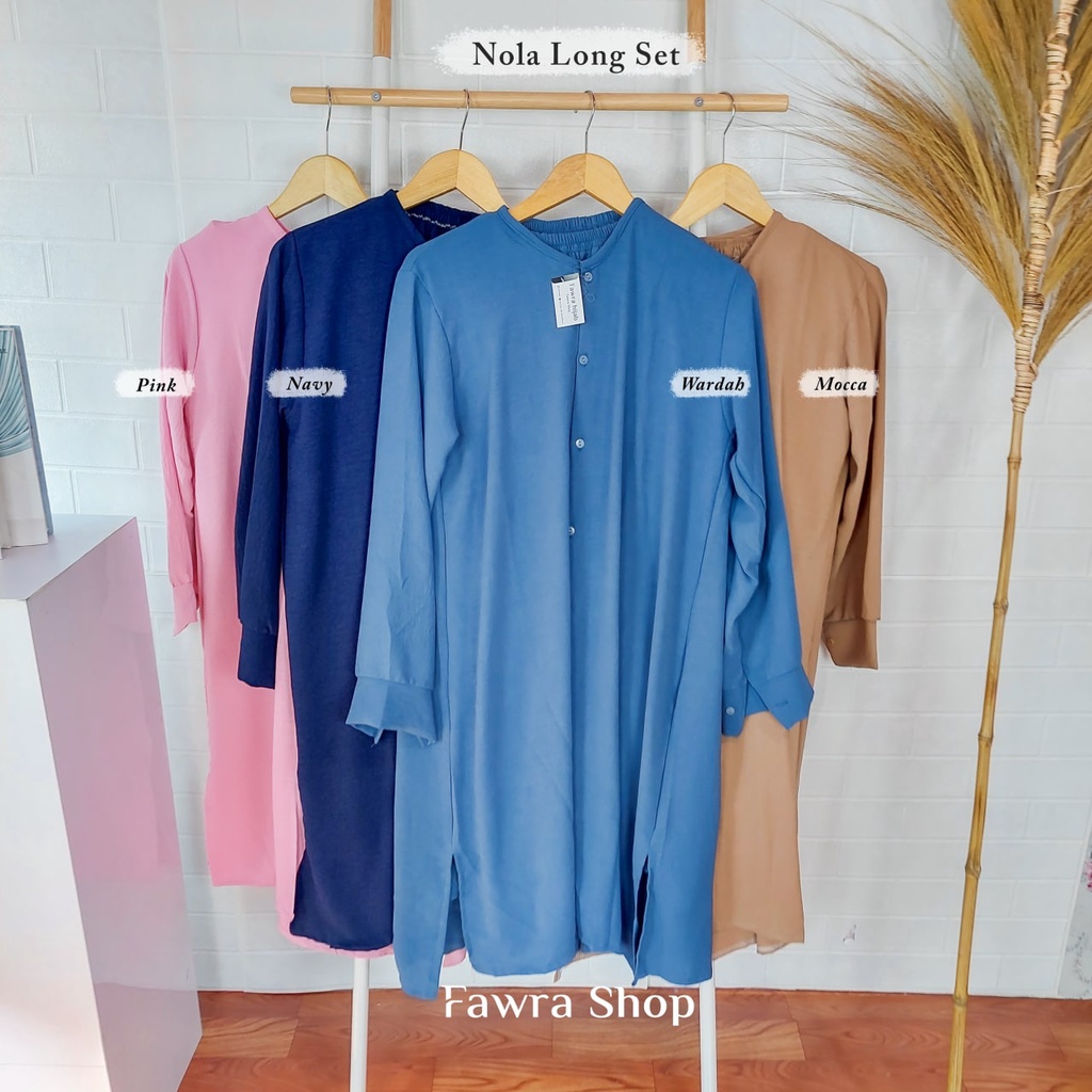 Nola Long Set One Set Setelan
