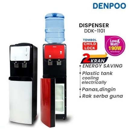 Denpoo DDK-1101 Dispenser Air Galon Atas PANAS&DINGIN