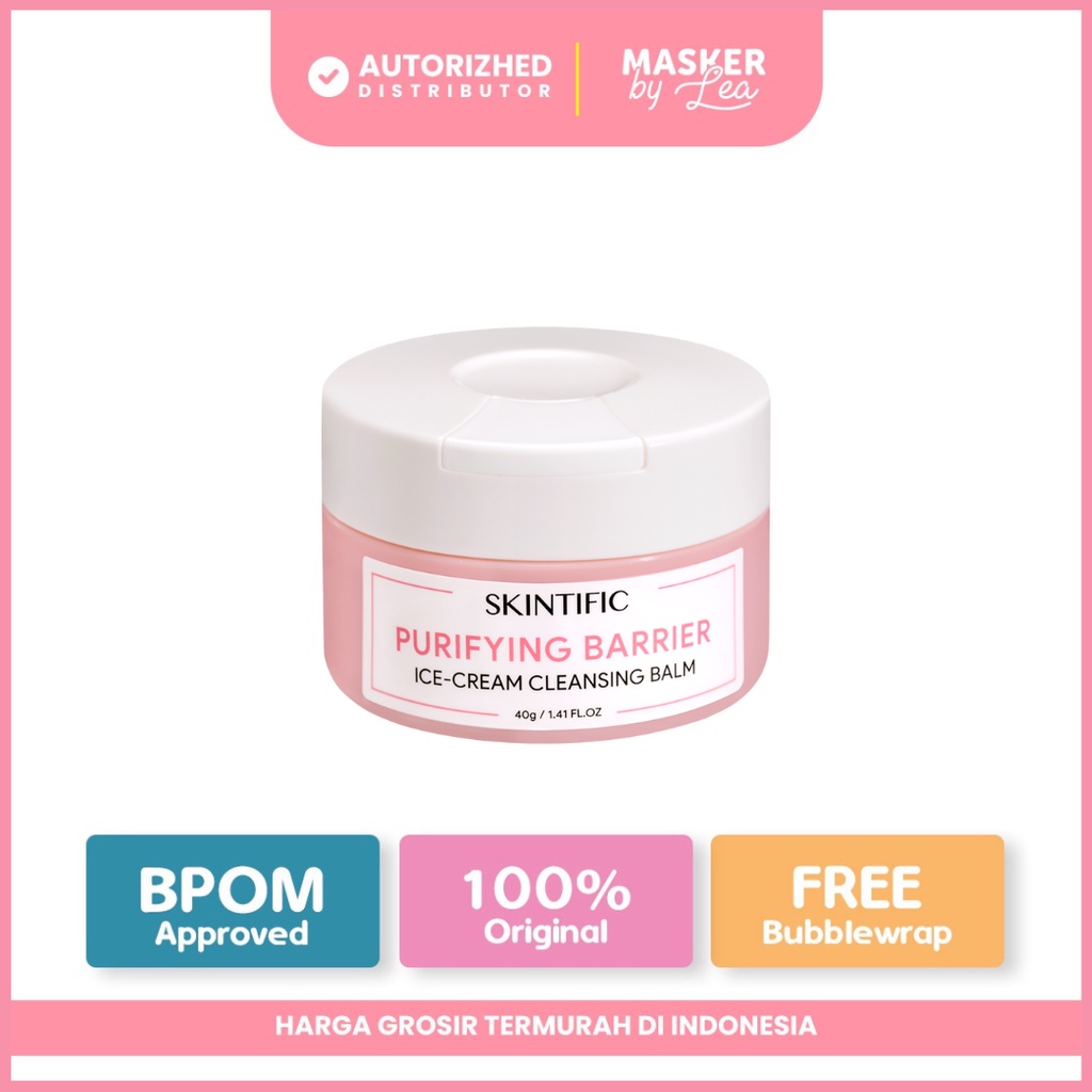 Purifying Barrier Ice Cream Cleansing Balm 40g Make Up Remover Pembersih Muka Cosmetics【bpom】