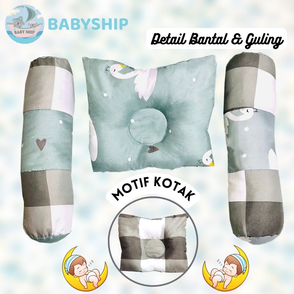 Kasur Bayi Kelambu Kolam - Set Bantal Guling