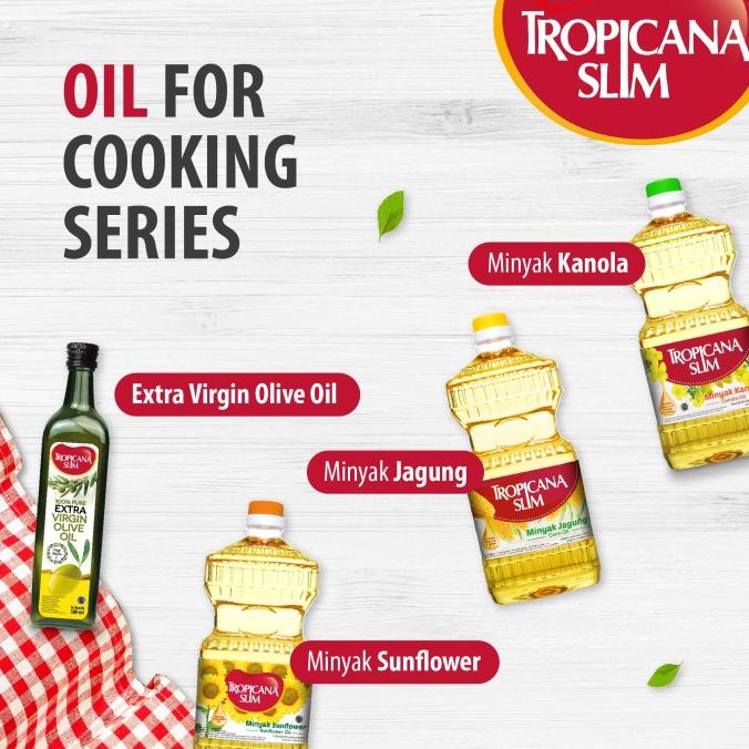 

Twin Pack: Tropicana Slim Minyak Sunflower 946ml - Pure Sunflower Oil