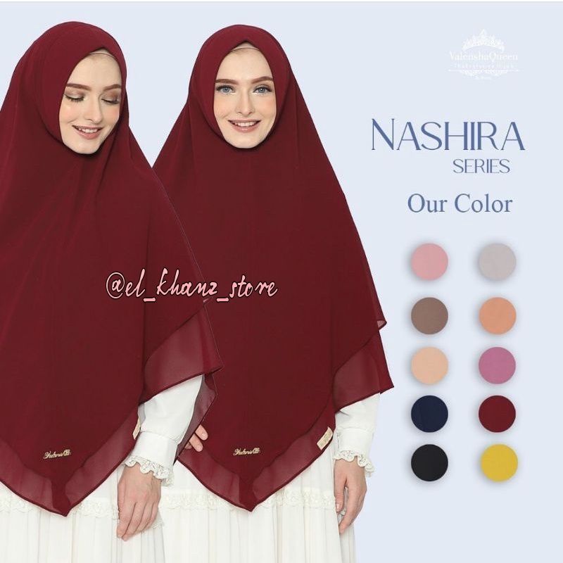 KHIMAR CERUTY VALENSHA QUEEN ORI. 2 LAYER CERUTY BABYDOLL ORI VALENSHA QUEEN