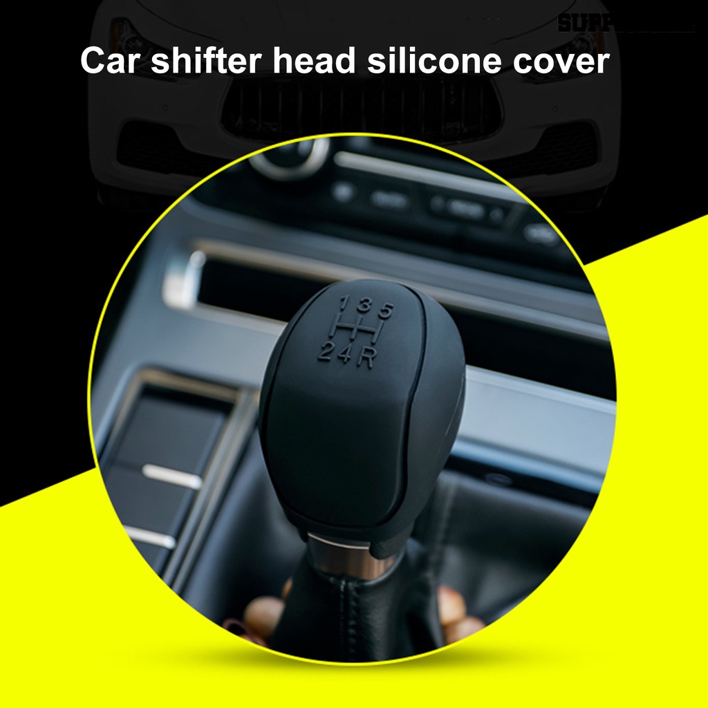 [Auto] Cover Handle Rem Nyaman Sentuh Anti-slip Portable Universal Silicon Penutup Knob Pemindah Gigi Mobil Untuk Fokus