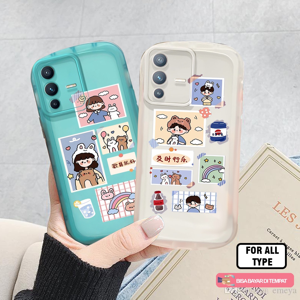 Soft case oval [OV3] Samsung M33 M12 A03 A03S A73 A53 A52 A51 A50S A30S A50 A33 A32 A23 A22 A20 A30 