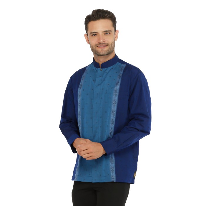 Baju Koko BHS Masterpiece Biru - S