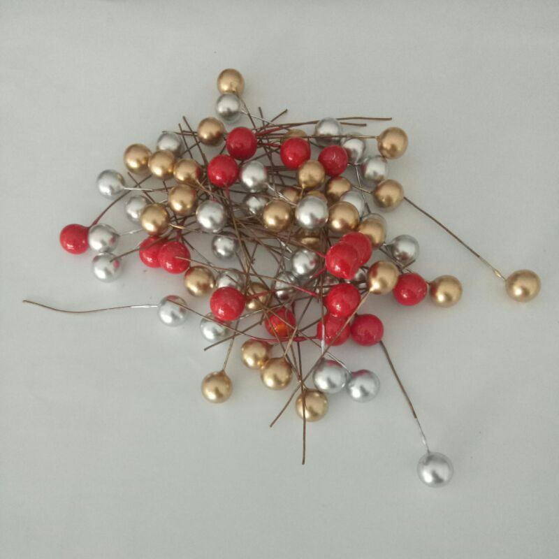 

Buah cherry mix warna untuk aplikasi hiasan natal atau lainnya