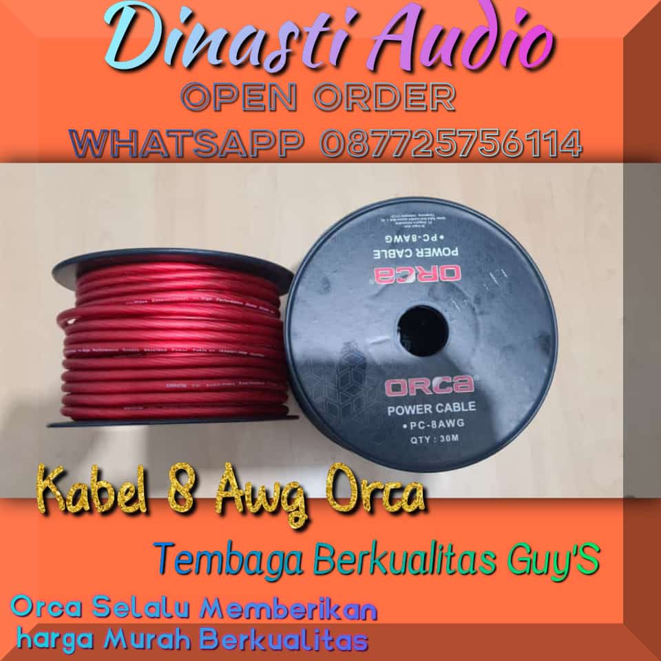Kabel 8 Awg Orca perroll - Dinasti Audio
