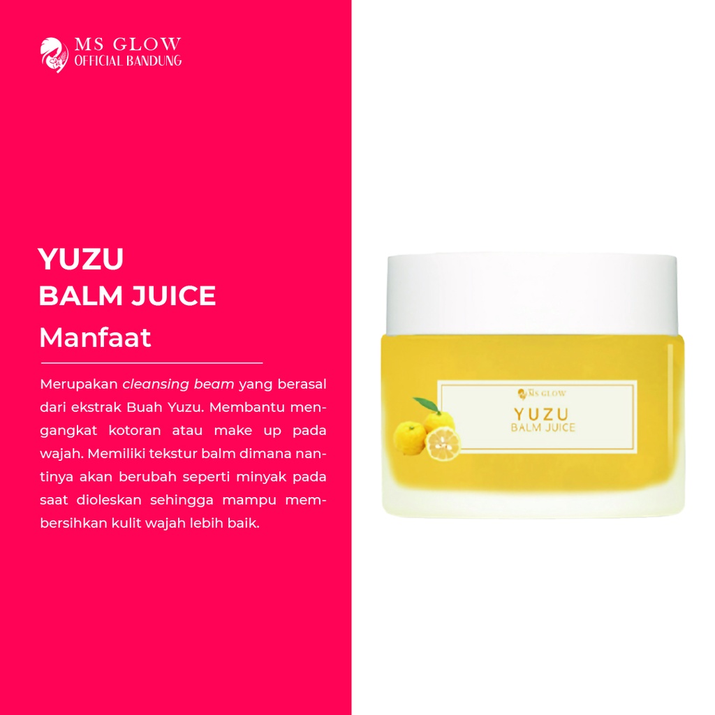 Balm Juice Ms Glow / Pembersih Make Up / Perawatan Wajah Termurah - By Msglowofficialbandung