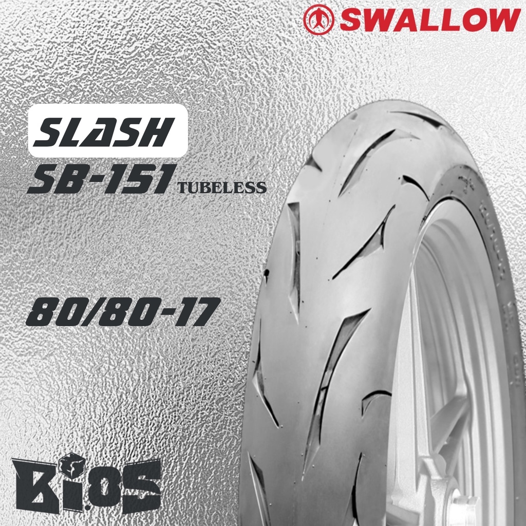 SWALLOW SLASH SB-151 BAN TUBELESS RACING SOFTCOMPOUND RING 17 BAN SPORT MOTOR SUPERMOTO R15 GSX