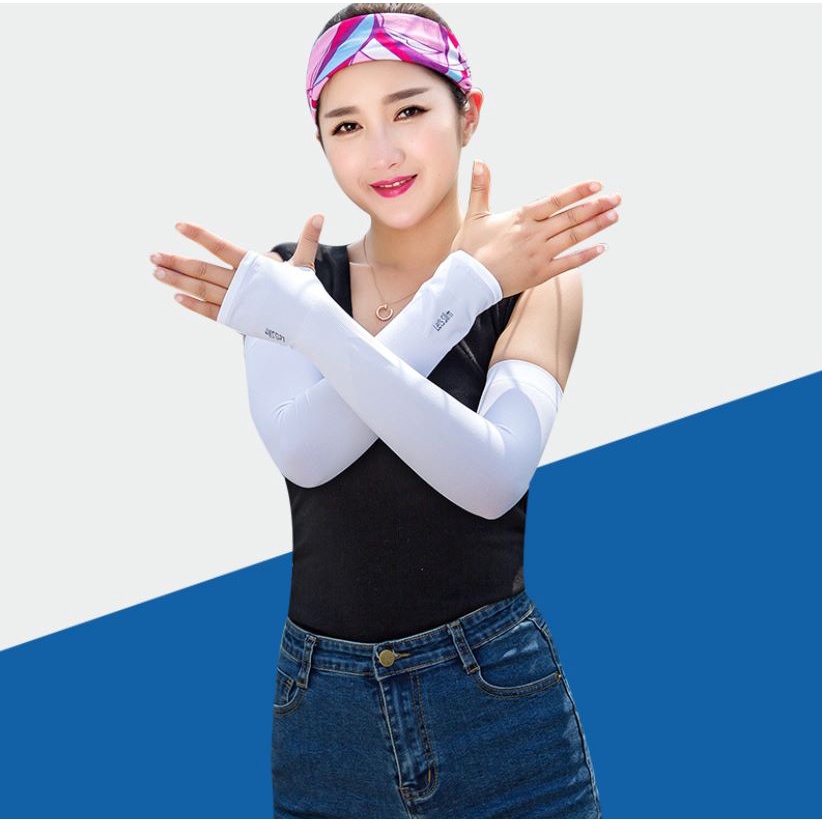 Manset Kaos Pelindung Lengan Wanita UV Anti Panas Arm Sleeves J193