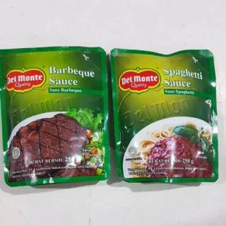 

DELMONTE saus bbq & saus spagetty 250gr