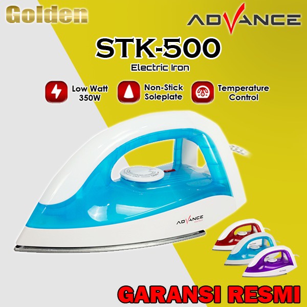 ADVANCE STK500 / STK-500 Setrika Listrik Anti Lengket