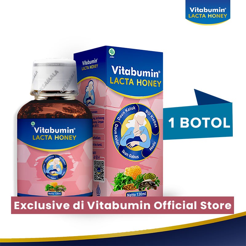 Jual Vitabumin Lacta Honey 130ml Shopee Indonesia