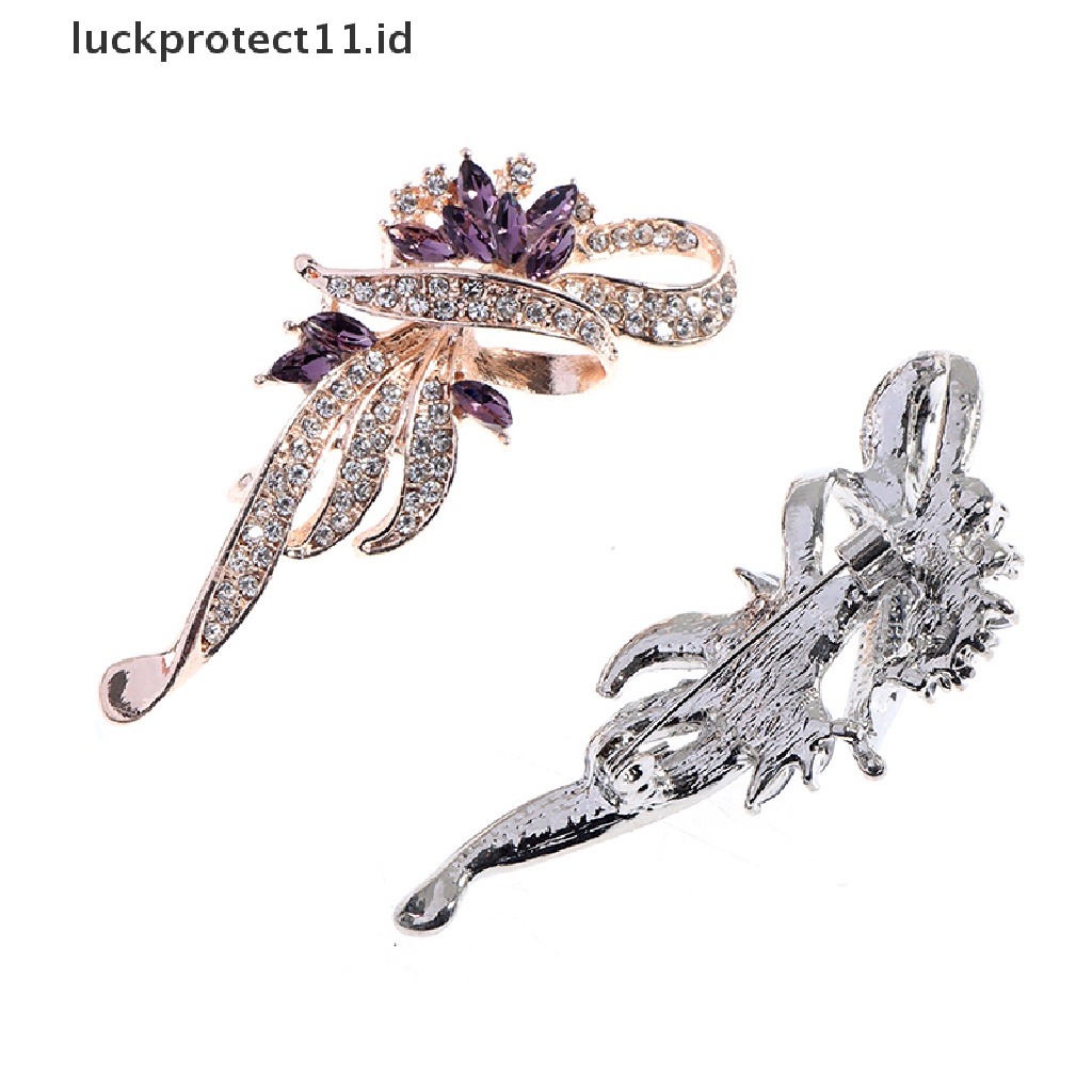 /Fashion Hot// Fashion// 1Pc Wanita Elegan Kristal Bros Pin Fashion Perhiasan Pakaian Aksesoris Hadiah.