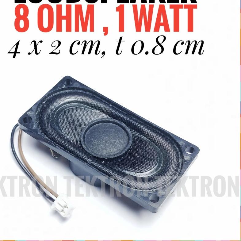 (♥C6369]  Loudspeaker 8ohm 1Watt Speaker 8R 1W Laptop Notebook Radio 4x2cm 4cm