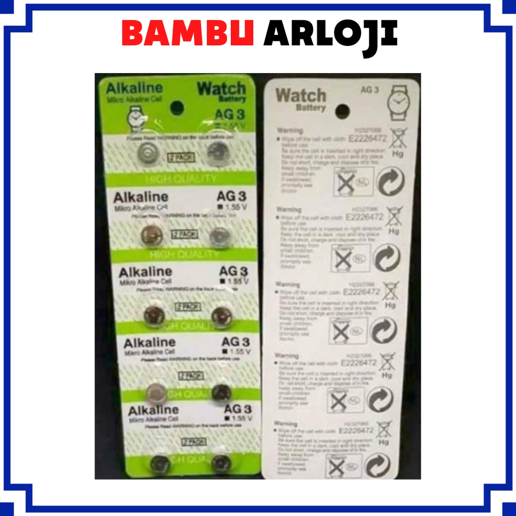 BAJ Baterai Kancing AG3 LR41 LR 41 AG-3 SR-AG-10 Batre Battery Batrei L736F GROSIR JAM TANGAN