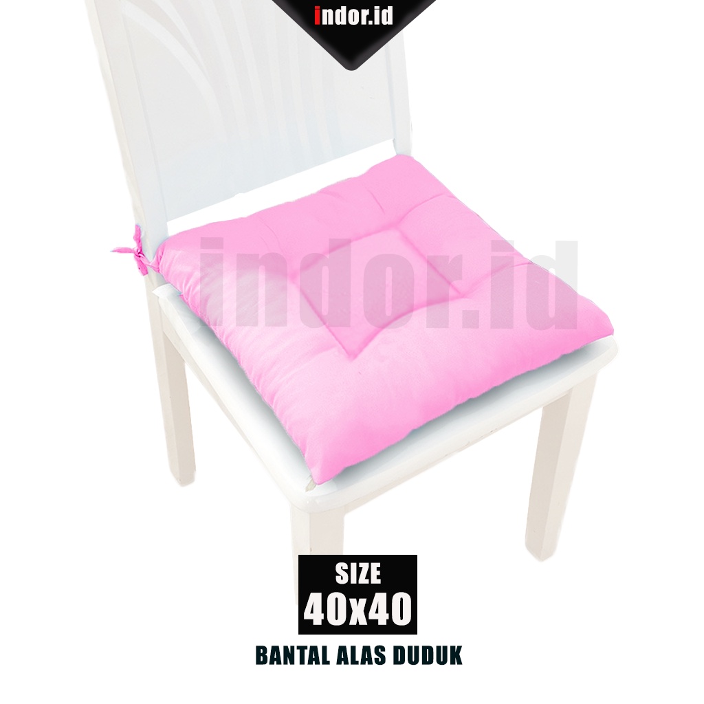 indor.id Bantal ALAS DUDUK KURSI size 40x40 - Bantal Duduk Empuk - Bantal Lesehan Murah - Bantal Duduk Serbaguna