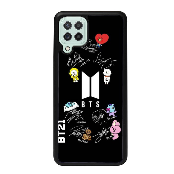 Casing Case Samsung A22 A21s A21 A20s A30 A20 A13 A12 A11 A10 4G 5G BT21 DK0728 Custom V1