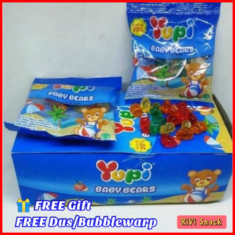 

BIJIAN YUPI BABY BEARS RASA BUAH ANEKA SNACK JAJANAN