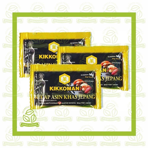 Jual Kikkoman Kikoman Soy Sauce Sachet 5ml Kecap Asin Jepang Shoyu