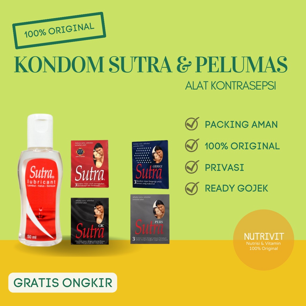 KONDOM SUTRA DAN PELUMAS