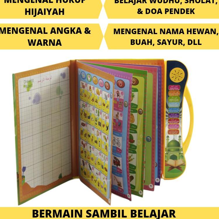 [J-7R]♥✎ Mainan Edukasi Anak Usia 1 2 3 4 5 tahun Buku Anak Suara Muslim E book Bahasa amanah