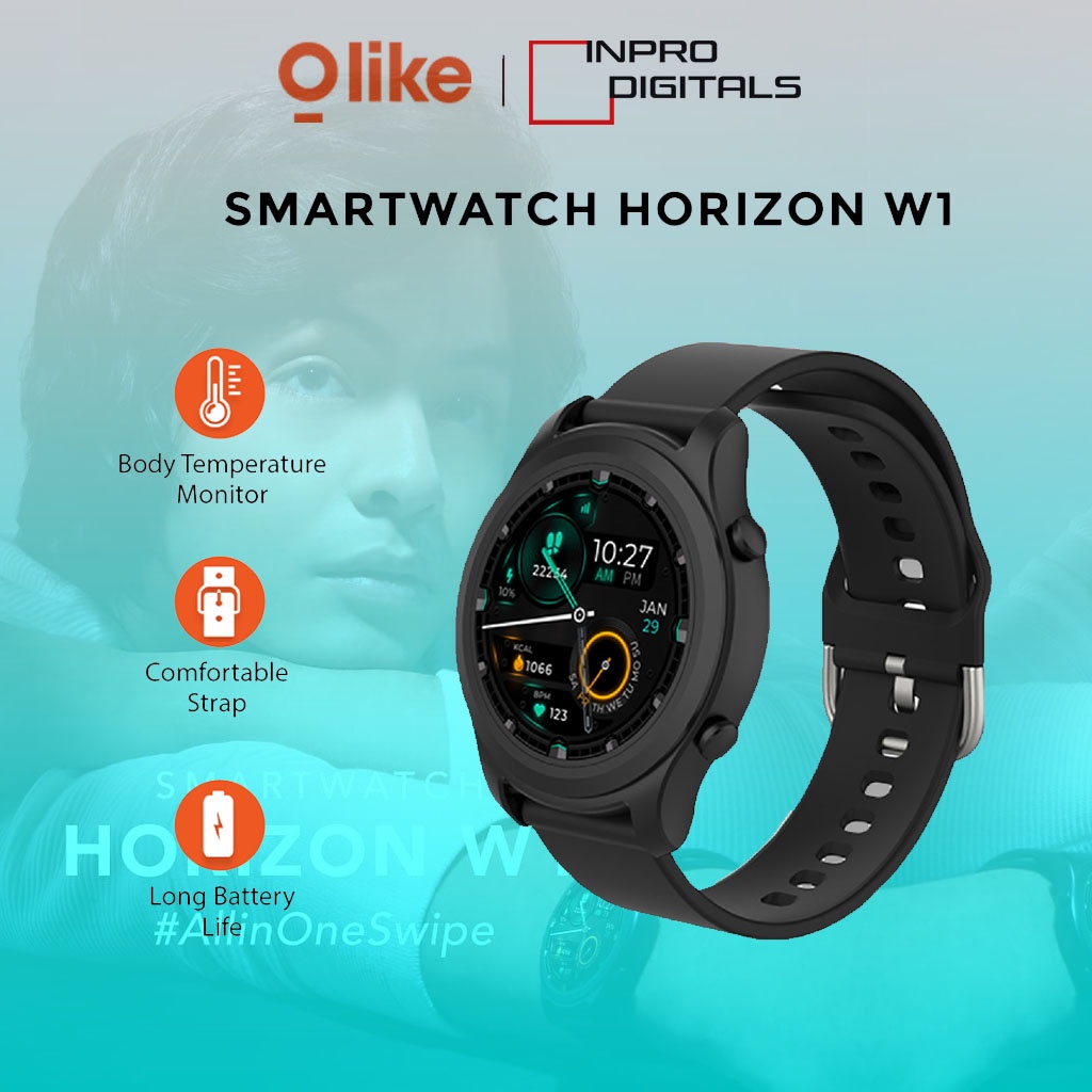OASE HORIZON W1 SMARTWATCH / OLIKE W1 - GARANSI RESMI