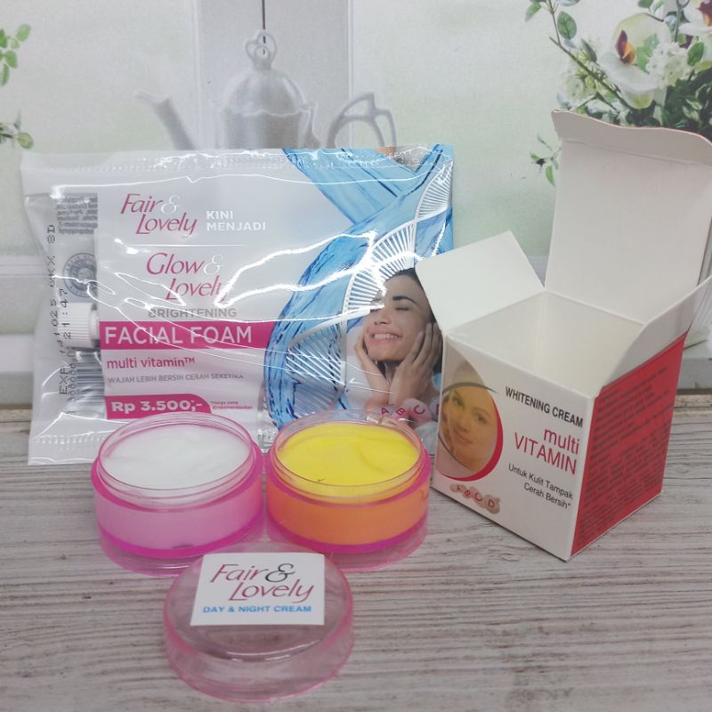 3IN1 SACHET FACIAL FOAM LOVELY + CREAM SUSUN LOVELY