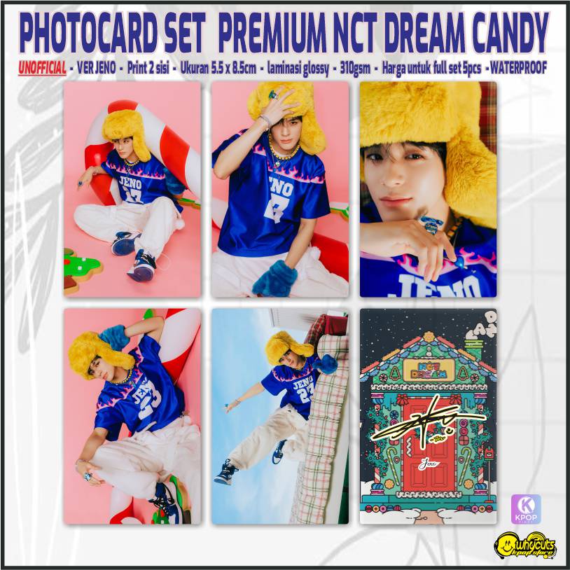 Unofficial Photocard set Premium NCT DREAM CANDY