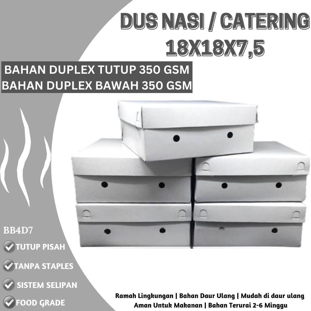 Dus 18x18 Dus Nasi Tebal 350 Gsm (BB4D7-18X18X7.5 Cm)