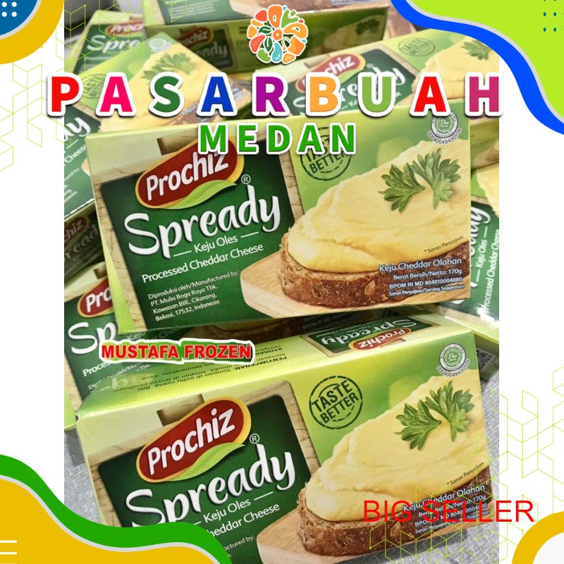

DISTRIBUTOR Prochiz Spready Keju Oles 170gr | PASAR BUAH MEDAN