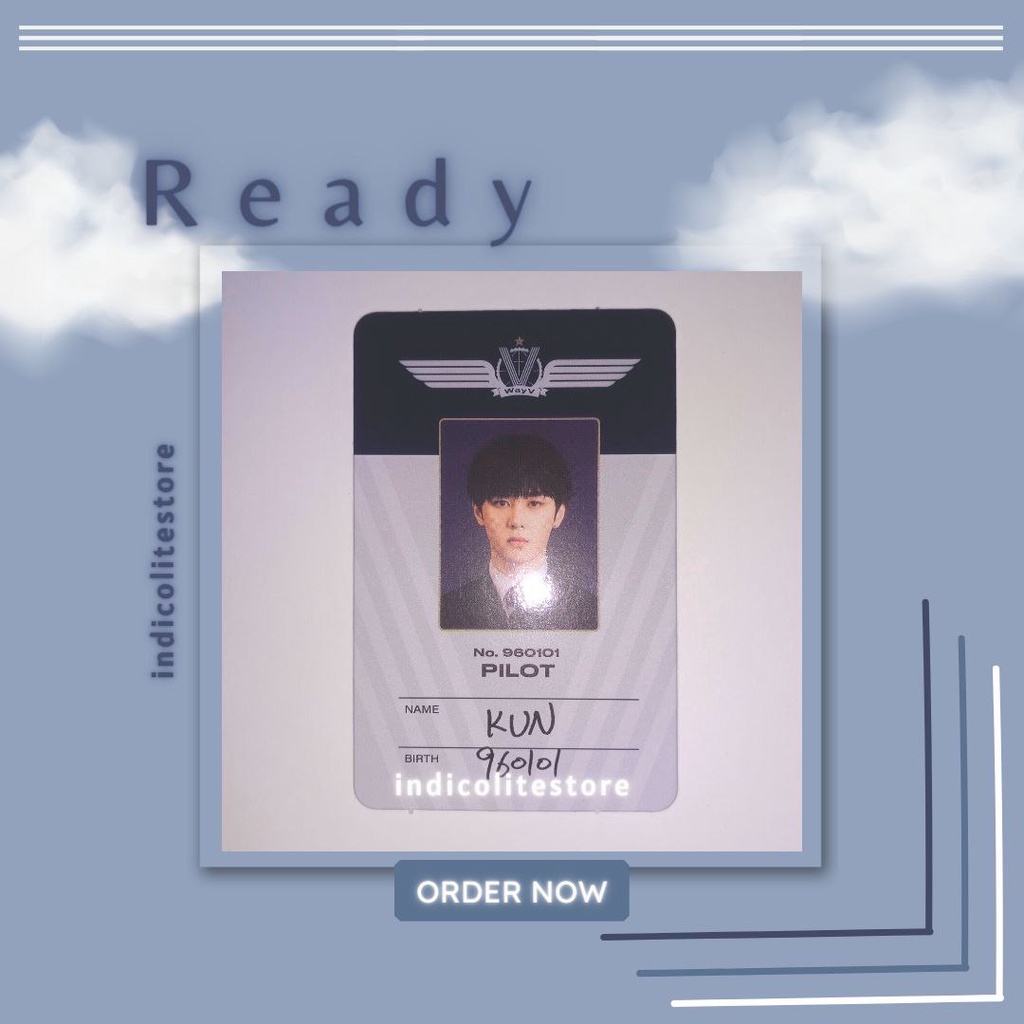 PHOTOCARD KUN PILOT CARD SEASON GREETING 2022