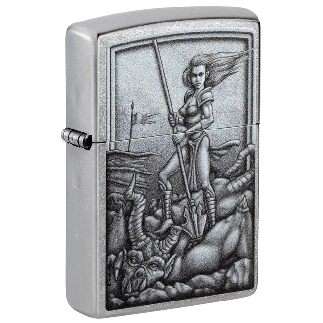 Original Zippo 48371 Medieval Mythological Design