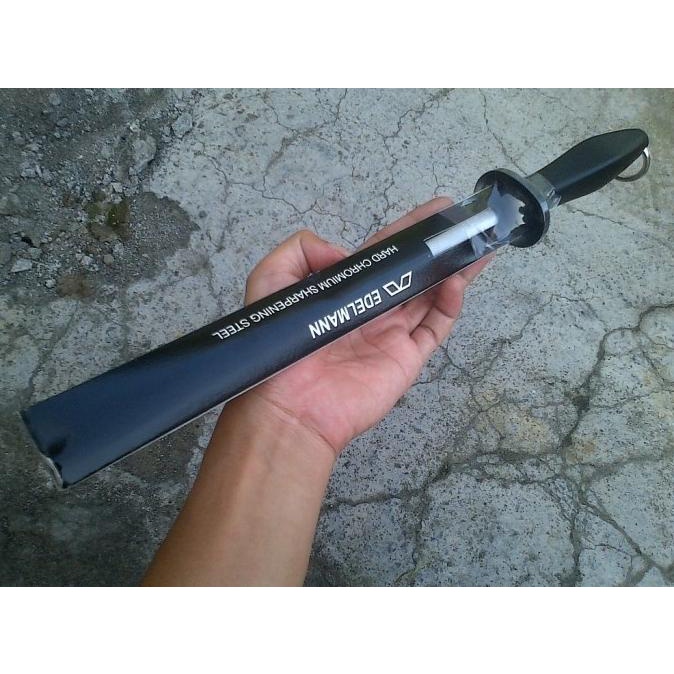 Sharpening steel pengasah pisau edelmann original 25 cm