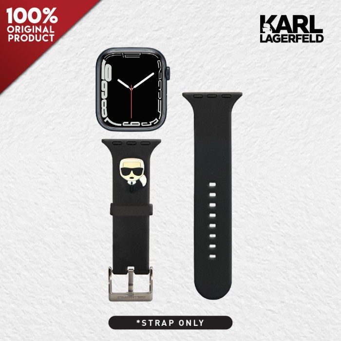 APPLE WATCH STRAP 38 / 40 / 42 / 44 / 45MM KARL LAGERFELD KH SILICONE