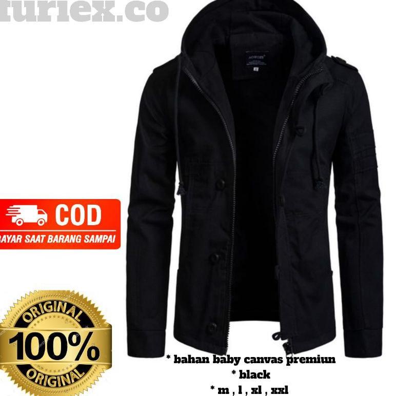 [CV.10De22ˣ] Jaket parka pria FRX bloosey | jaket canvas premium