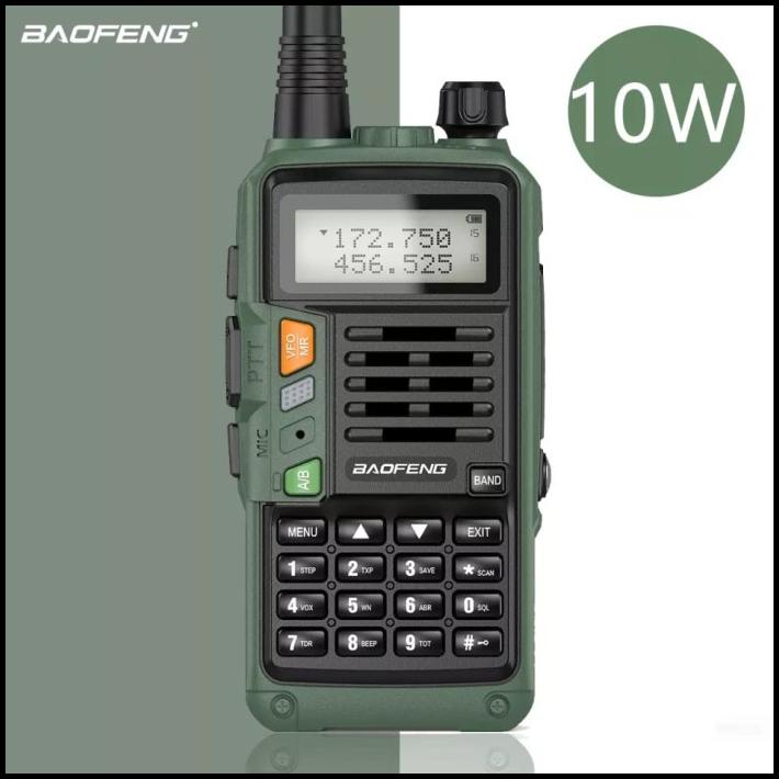 Promo Ht Uv-S9 Plus Uhf Vhf Dual Band Walkie Talkie 10W - 50 Km