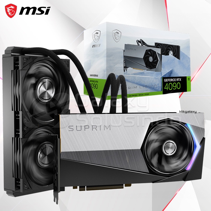 MSI GeForce RTX 4090 SUPRIM LIQUID 24GB GDDR6X - ADA Lovelace VGA RTX4090 DDR6X