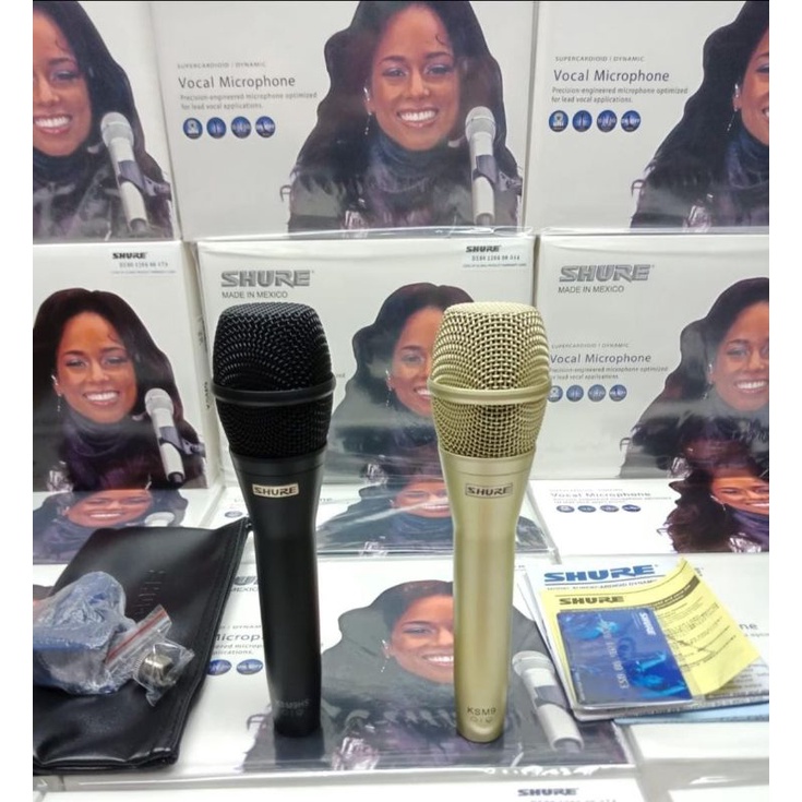 MIC KABEL SHURE KSM9 MADE IN MEXICO