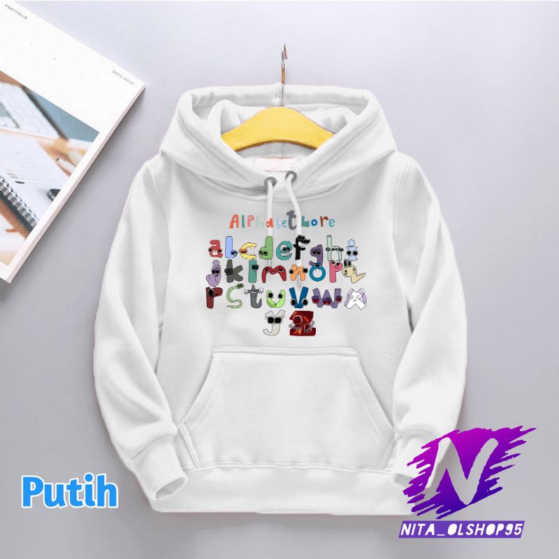 hoodie anak alphabet lore