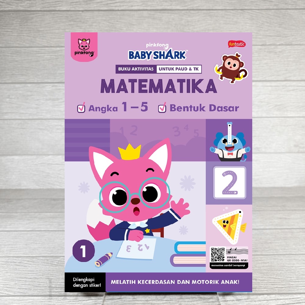 Pinkfong Baby Shark - Pinkfong Baby Shark - Buku Aktivitas Matematika 1