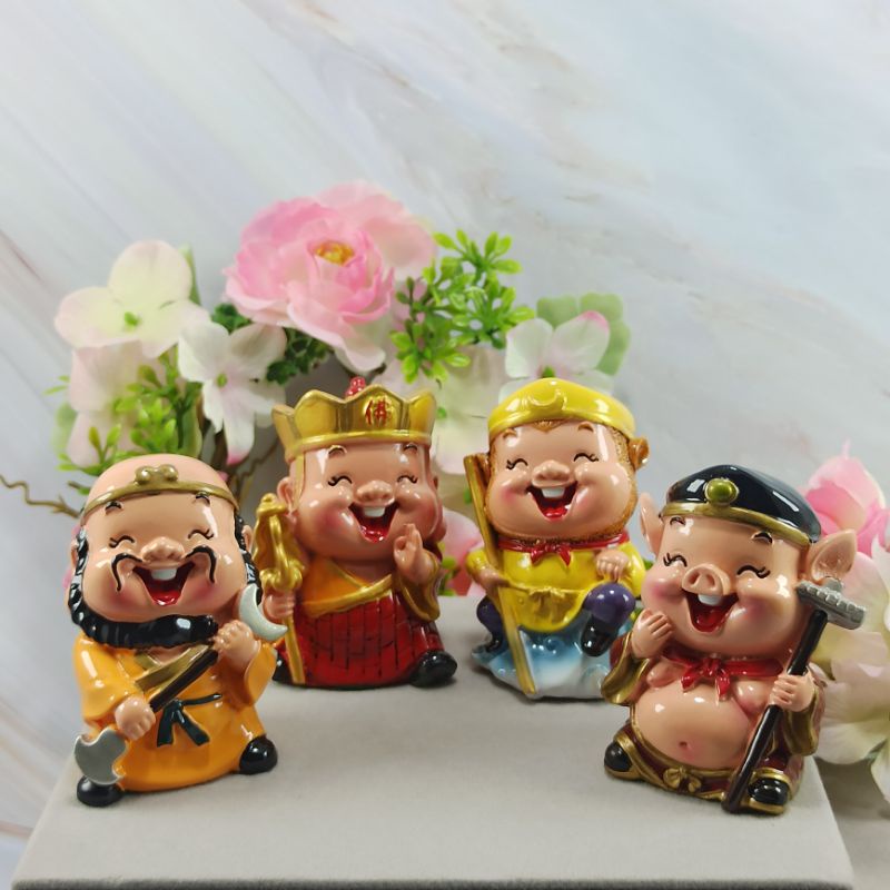 PATUNG DEWA LUCU VERSI KERA SAKTI SET T6