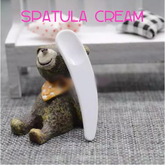 ❤ IJN ❤ Mini Spatula Cream untuk krim kosmetik masker spatula plastik kecil