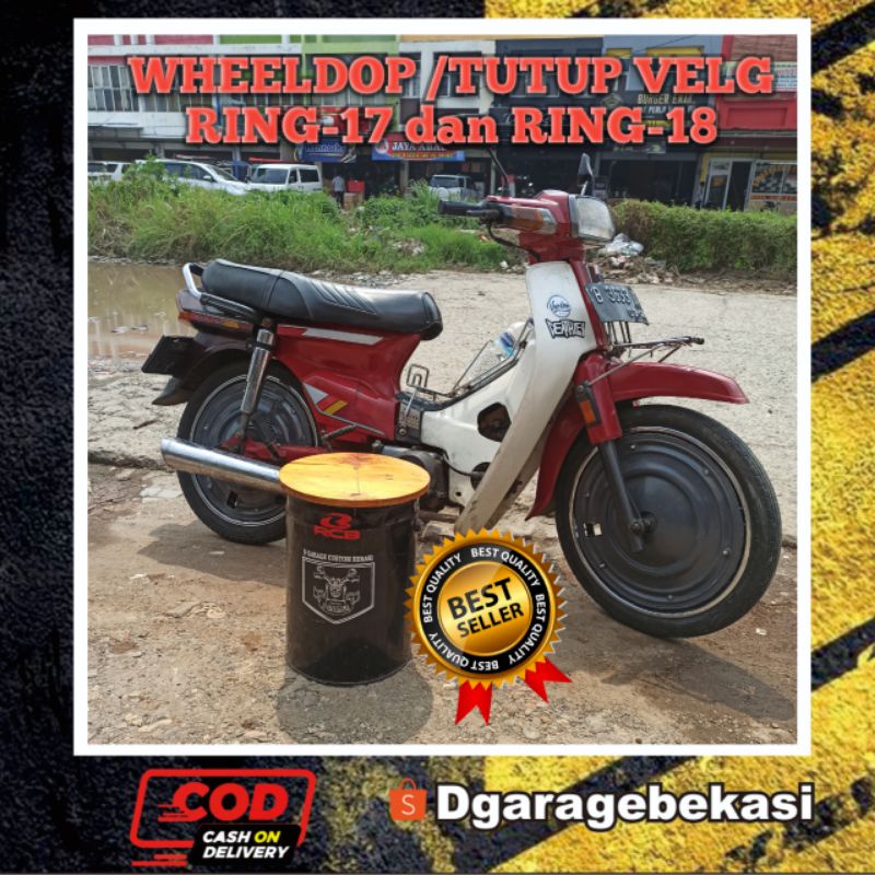 wheeldop R 18 dan R 17 WHELDOP wheeldoop TUTUP VELG MOTOR RING 17 dan Ring 18