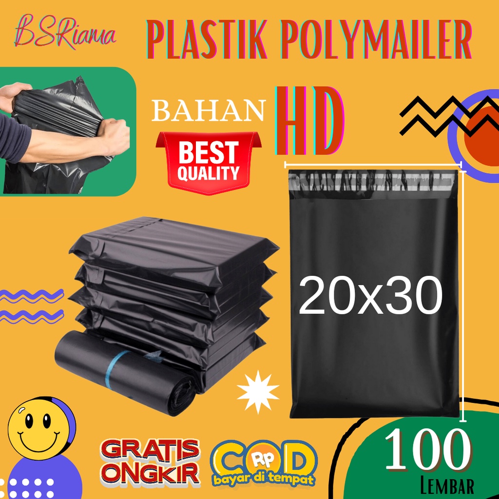 

Plastik Polymailer 20x30cm | polimer isi 100 lembar