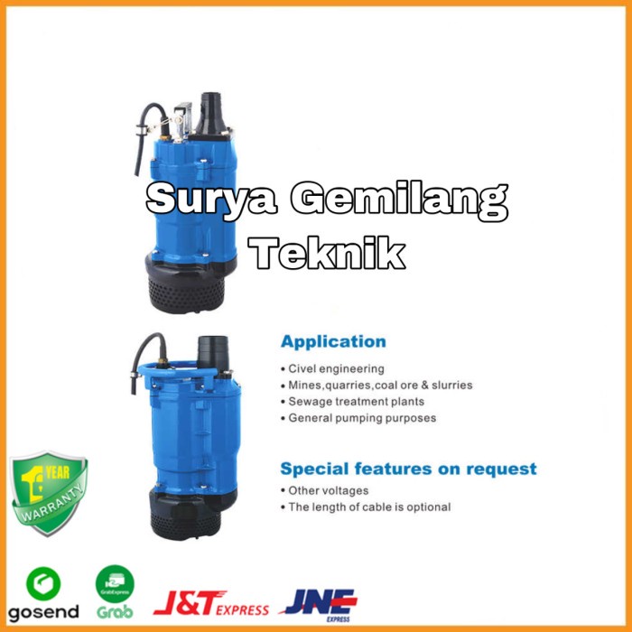 Pompa Celup Submersible 15Kw 20Hp 380Volt Kbz61.5 Aquistar