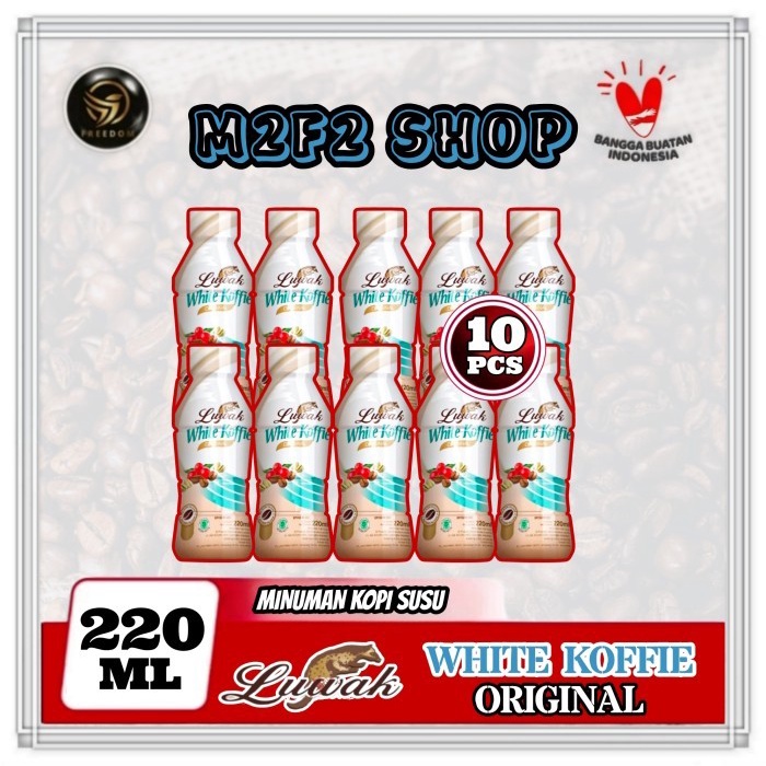 

Kopi Luwak White Koffie Original Botol Pet - 220 ml (Kemasan 10 Pcs)