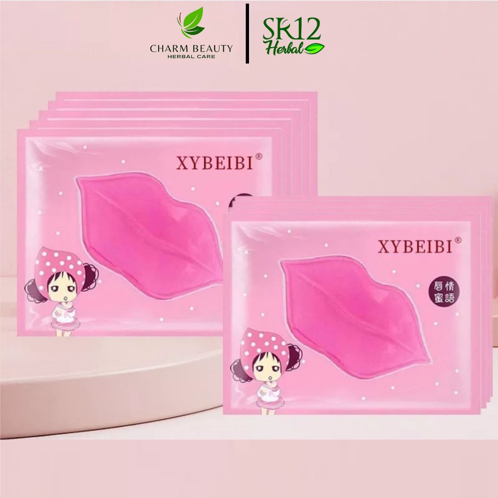 Masker Bibir Collagen Pelembab Bibir Kering Pecah Lip Mask Moisturizing Lips Moist Colagen Pink Lembut